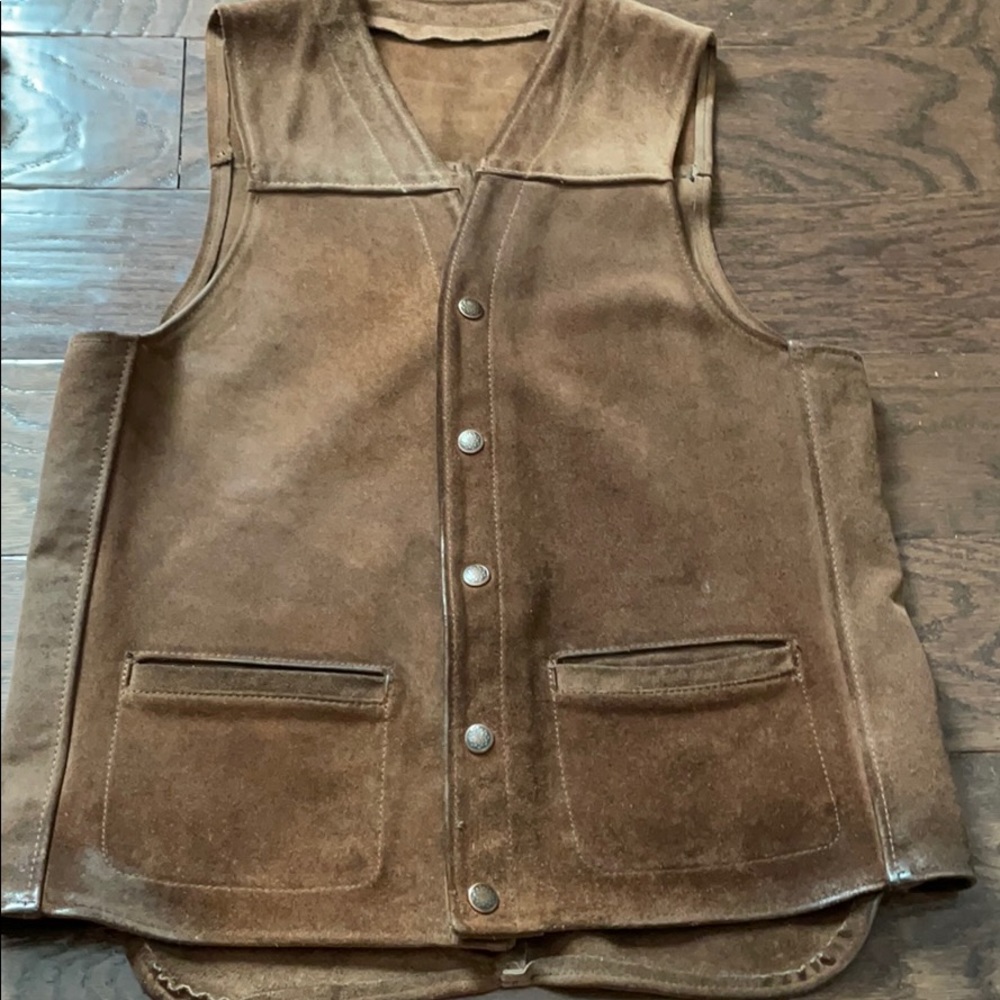 Suede Western Vest
